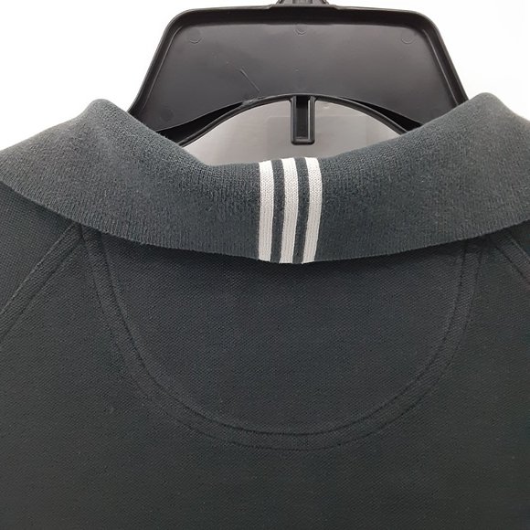 Adidas Clima Lite Stretch Polo Shirt Men's Black Size Large - Picture 3 of 11